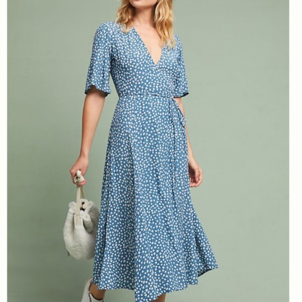 🎄Faithfull the Brand wrap dress